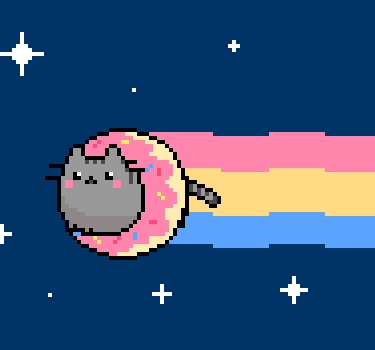 cool cat flying